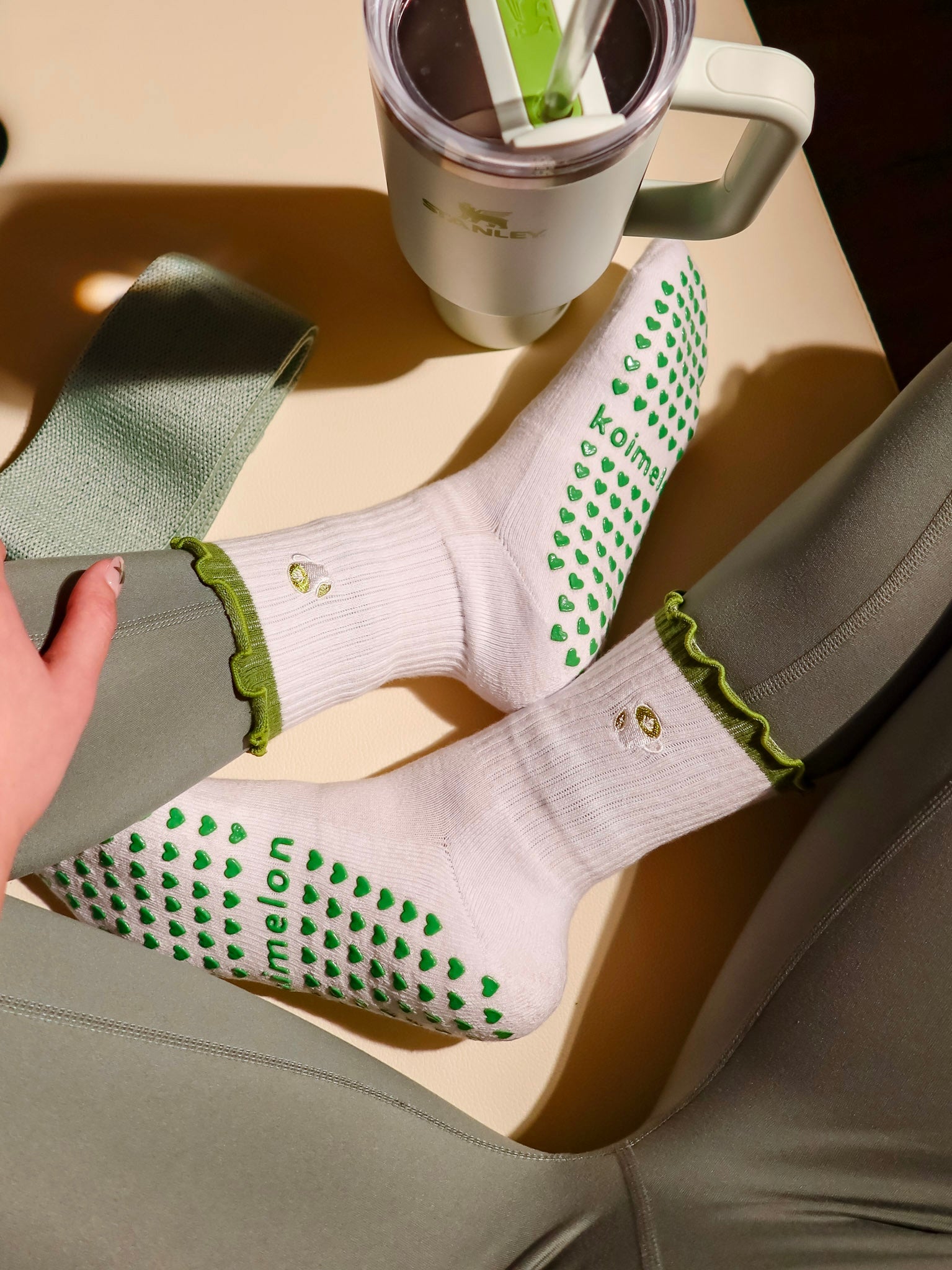 Matcha Lover Grip Sock (1 Pair)